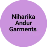 Business logo of Niharika andur garments