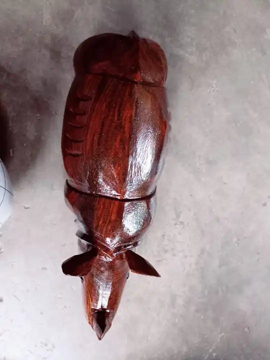 Wooden Rhino of Jaldapara rhino design for showpiece  uploaded by Janani enterprise on 3/15/2023