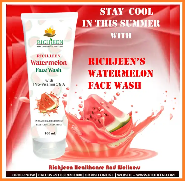 Post image Hurry Up, This Offer is Valid For a Limited Time Period ...🎷🎷🎷🍉🎷 🥳🥳 *ƦƖƇӇʆЄЄƝ*                                                 ®                                    *WATERMELON FACE WASH* 🌺🍉 💦🧖‍♂🧖‍♀                        Best margin %           Good schemes.  Ask me               100ML 149₹MRP