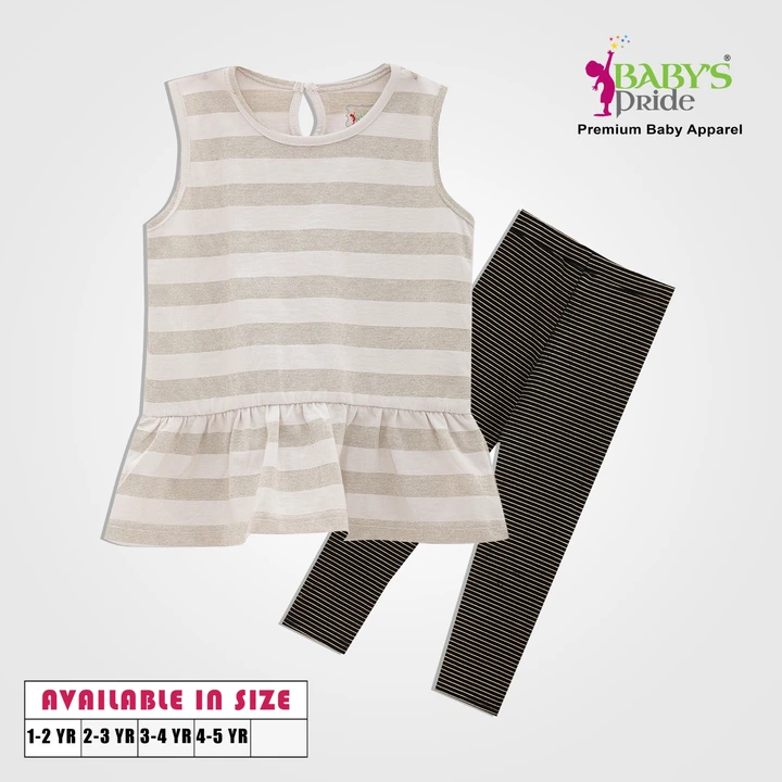 Girls single Jersey Top & Lycra pant uploaded by Baby's Pride Creation on 3/15/2023