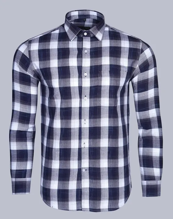 CLOTHARIAN Dusk Blue Formal/Casual Checks-Plaid Premium Cotton Shirt.
 uploaded by Clotharian on 3/15/2023