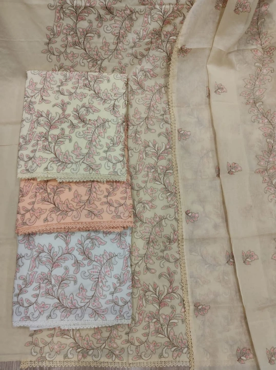 Beautiful organza Georgette suits uploaded by Madhu textiles  on 3/15/2023