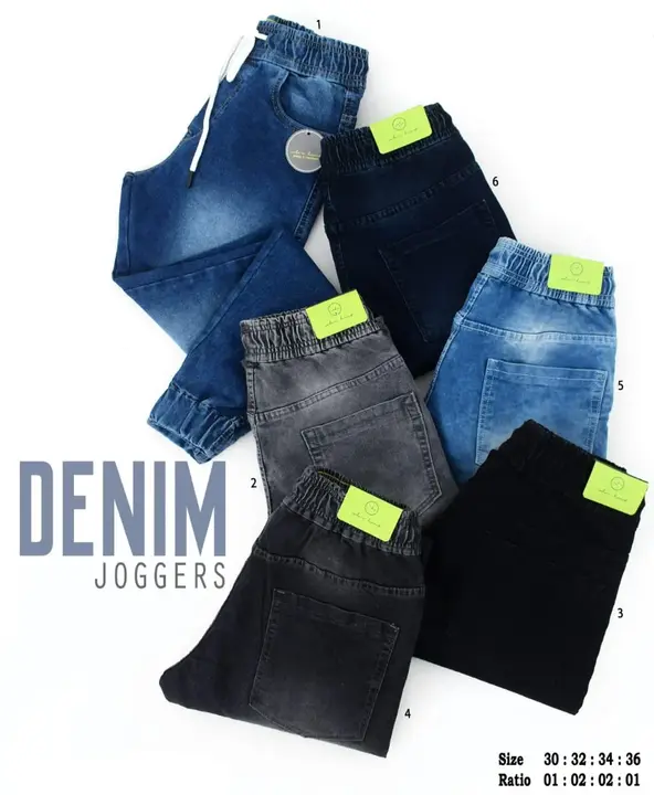 PREMIUM QUALITY DENIM JOGGERS  uploaded by KRAFT (jeans & casuals) on 3/15/2023
