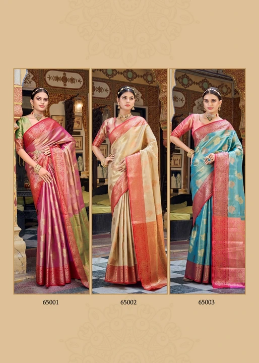 Designer silk saree uploaded by business on 3/15/2023
