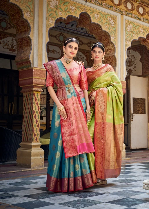 Designer silk saree uploaded by Luxumbezz on 3/15/2023