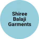 Business logo of Shiree Balaji garments