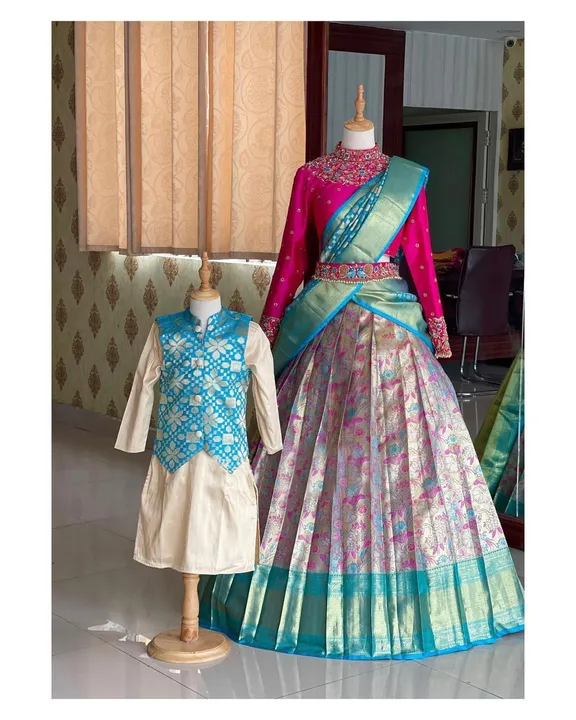 🔔 **  🔔

*New Arrival Half Saree Now In Trend*

        ☃️ *KP :- W-205* ☃️

*🥰Kanjiveram Silk Za uploaded by Divya Fashion on 3/15/2023
