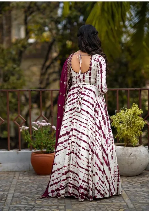 *X-Lady 🥰 launching Lehriya print gown with 💃🏻 9mm Sequence embroidery dupatta *

*Beautiful 4 Co uploaded by Divya Fashion on 3/15/2023