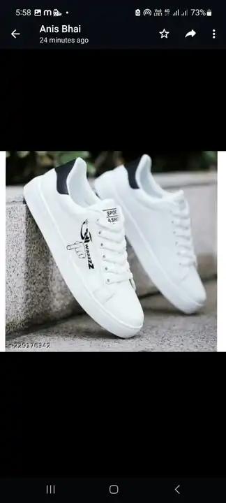WHITE SNEAKERS FOR MENS  uploaded by business on 3/15/2023