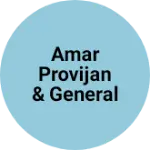 Business logo of Amar provijan & general store