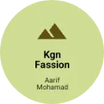 Business logo of Kgn fassion store