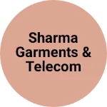 Business logo of Sharma garments & telecom
