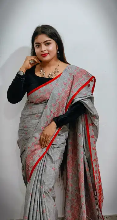 Handloom Jamdani Saree  uploaded by Sujata saree cantre on 3/15/2023