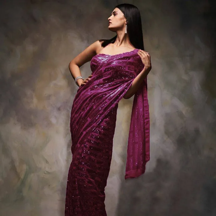 Sequence saree 1 uploaded by Vastra Creation on 3/15/2023