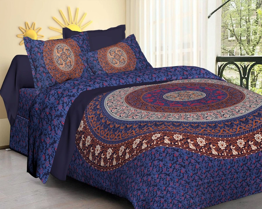 Mandala bedsheets  uploaded by COPPVILLA - The art and craft store on 5/20/2024