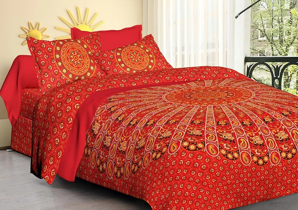 Mandala bedsheets  uploaded by COPPVILLA - The art and craft store on 3/15/2023