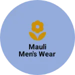 Business logo of Mauli men's wear