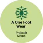 Business logo of A one foot wear