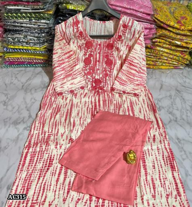 Catalog Name: *rayon embroiderd kuri with pant *

rayon embroiderd kurti with pant 

Brand Name: *Ab uploaded by Sonam karan fashion superior on 3/15/2023