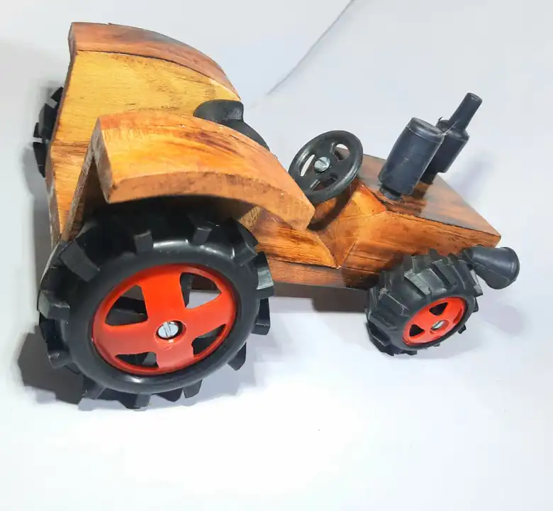 Wooden Tractor toy uploaded by business on 3/15/2023