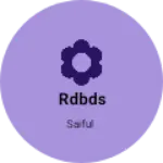 Business logo of Rdbds