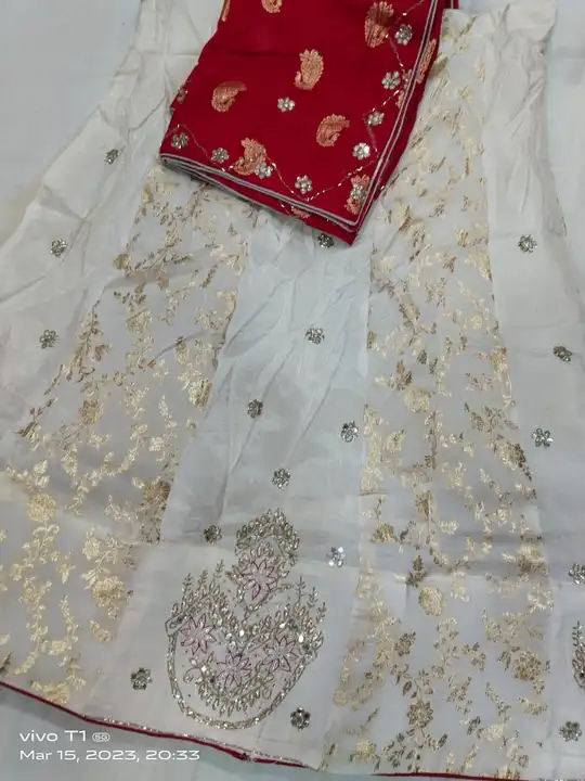 *Beautiful Lahenghas*

For This Wedding Season

Designer product

Pure Uppda silk langha & Rasian uploaded by Gotapatti manufacturer on 3/15/2023