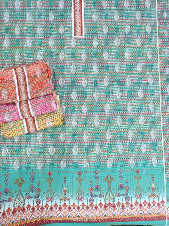 Cotton printed suits uploaded by Tushar textiles on 3/16/2023