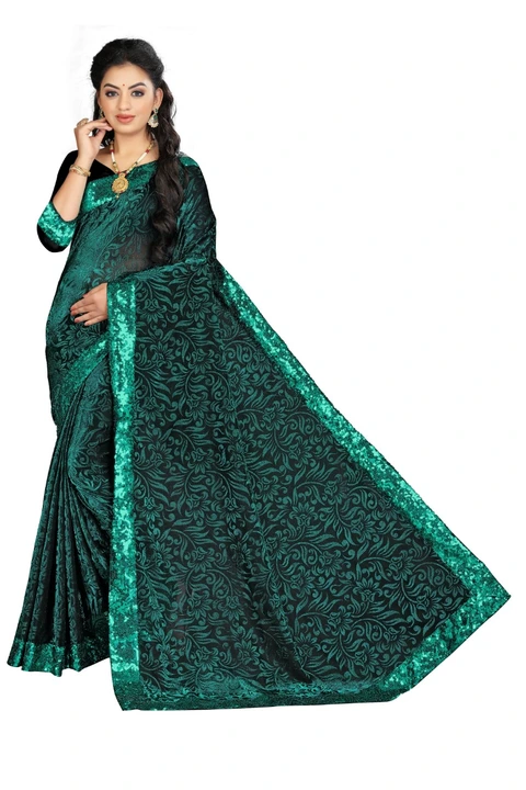 Beautiful Lycra saree uploaded by Ramiv vastra on 3/16/2023