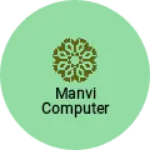 Business logo of Manvi computer