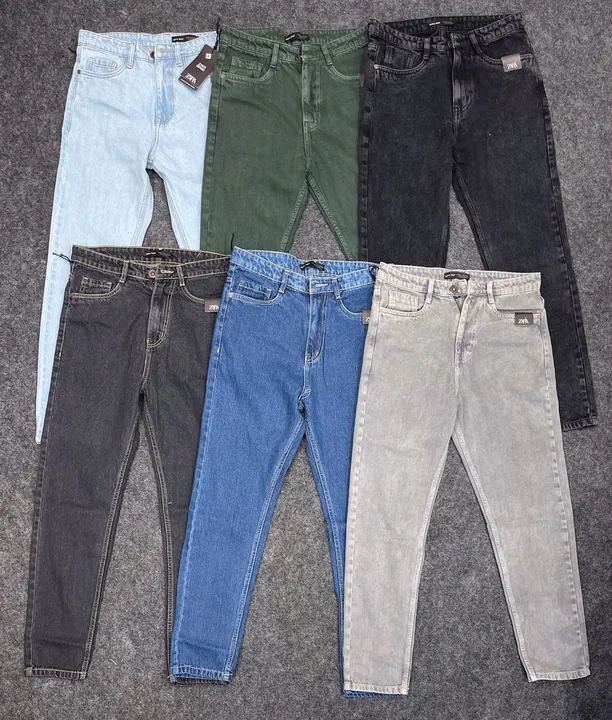 Zara man mom fit jeans uploaded by Az wholesale clothing  on 3/16/2023