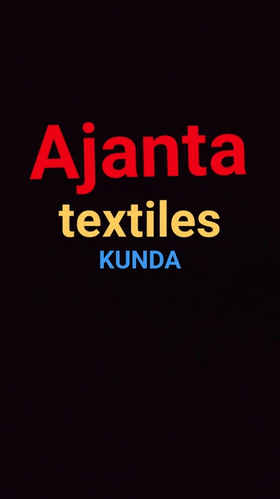 Post image Ajanta textiles  has updated their profile picture.