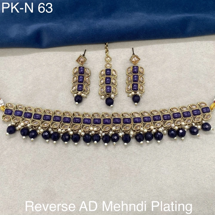 Kundan necklace set  uploaded by Sb designs on 3/16/2023