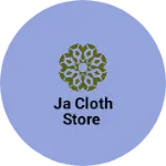 Business logo of JA cloth store