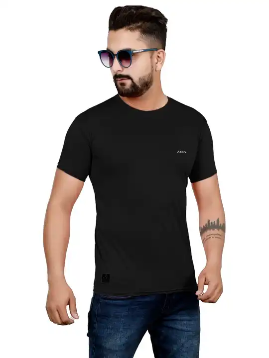 Black Tshirt Lycra uploaded by Jai bhole on 3/16/2023