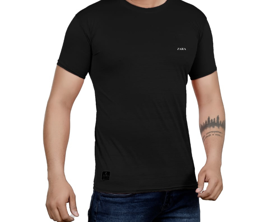 Black Tshirt Lycra uploaded by business on 3/16/2023