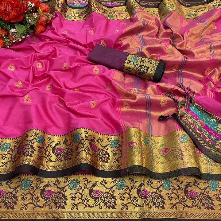 New Paithani Saree  uploaded by Fashion designer saree  on 3/16/2023