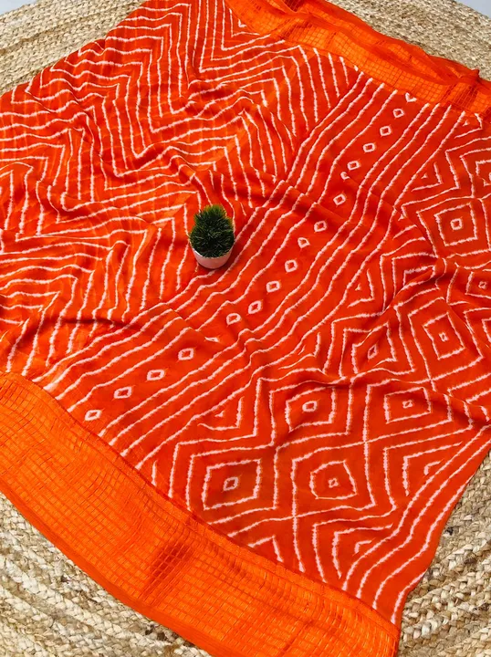 New arrivals 

Falgun

Fabric details -  grogette sartin border and  beautiful lehriya print saree
B uploaded by Divya Fashion on 3/16/2023