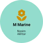 Business logo of M marine