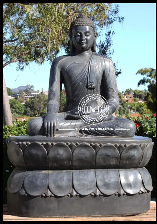 Marble Buddha statue uploaded by Tulsi moorti bhandar on 3/16/2023
