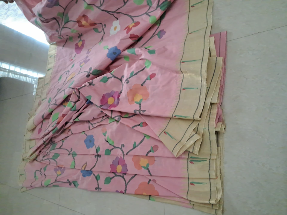 Original handloom paithani sarri  uploaded by business on 3/16/2023
