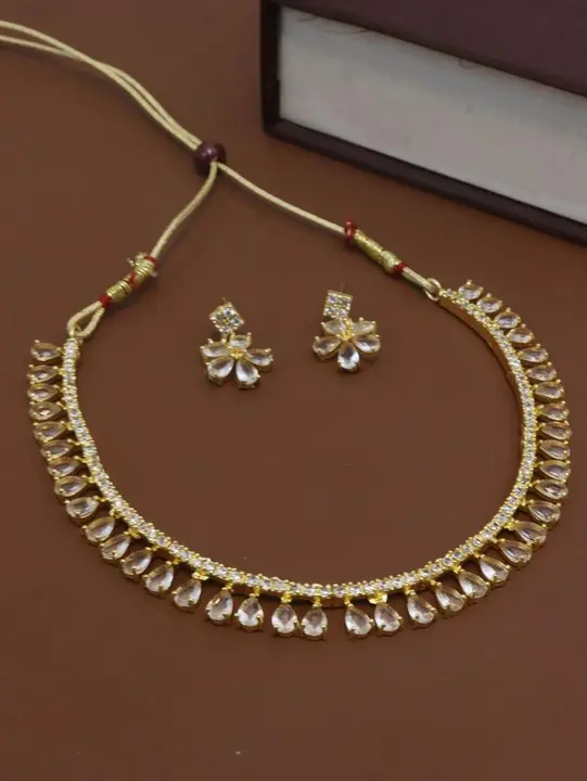 stylish gold plated Jewellery set for women  uploaded by Khodal fashion on 3/16/2023