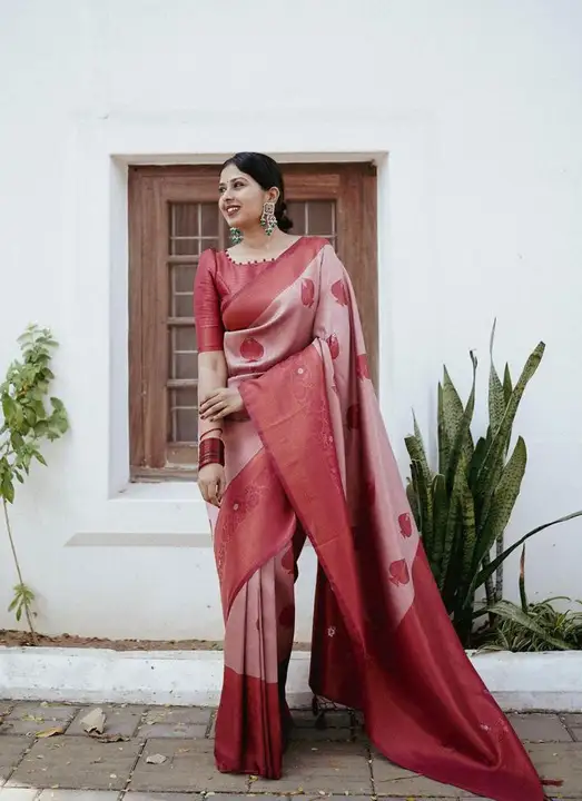 New Traditional Lichi Silk Bridal Wear Banarsi Designer Saree uploaded by Ashokawholesellarfashionstore on 3/16/2023