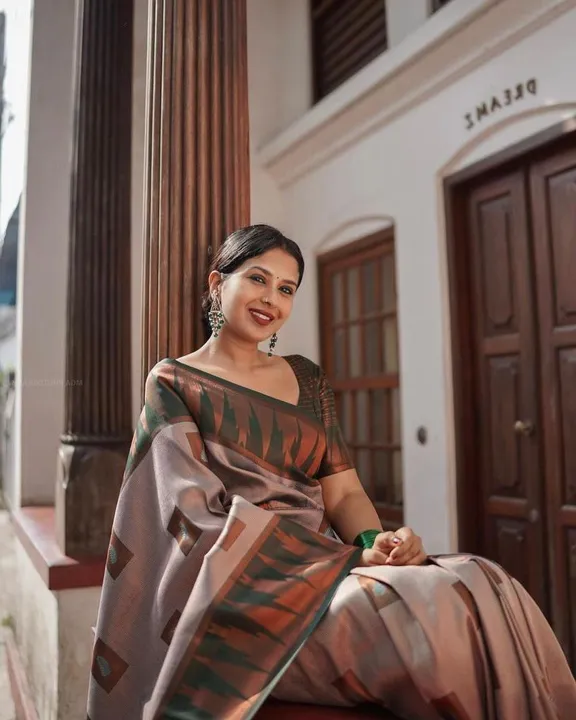 New Traditional Lichi Silk Bridal Wear Banarsi Designer Saree uploaded by Ashokawholesellarfashionstore on 3/16/2023