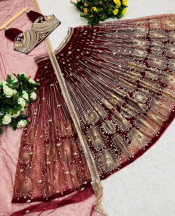 Model lengha free shipping  uploaded by Takshvi collection on 3/16/2023
