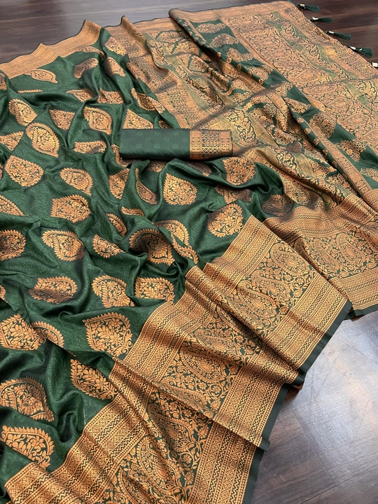 Banarasi silk saree  uploaded by R V FASHION HUB on 3/16/2023