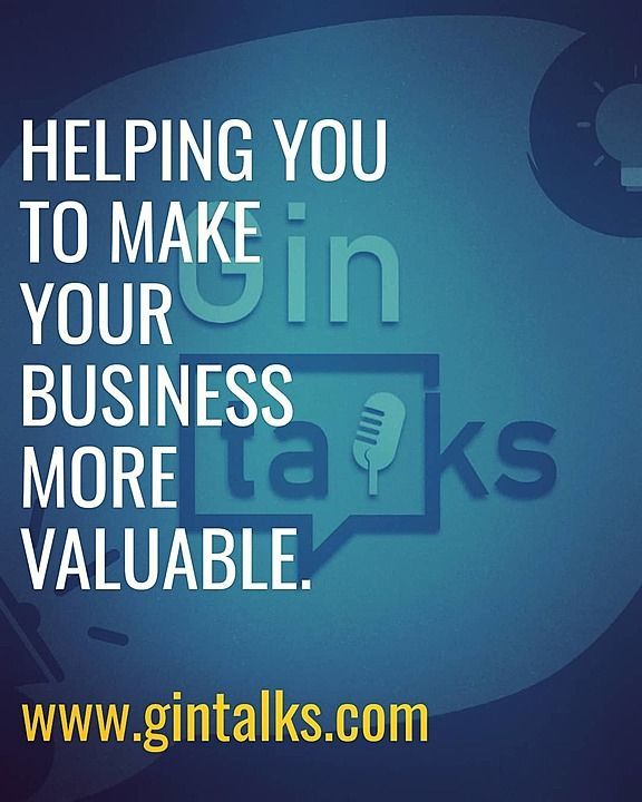 Post image Wanna make your business more valuable????

We are here for you!

Subscribe to www.gintalks.com
Or contact us: 6290777944
                       8884187605