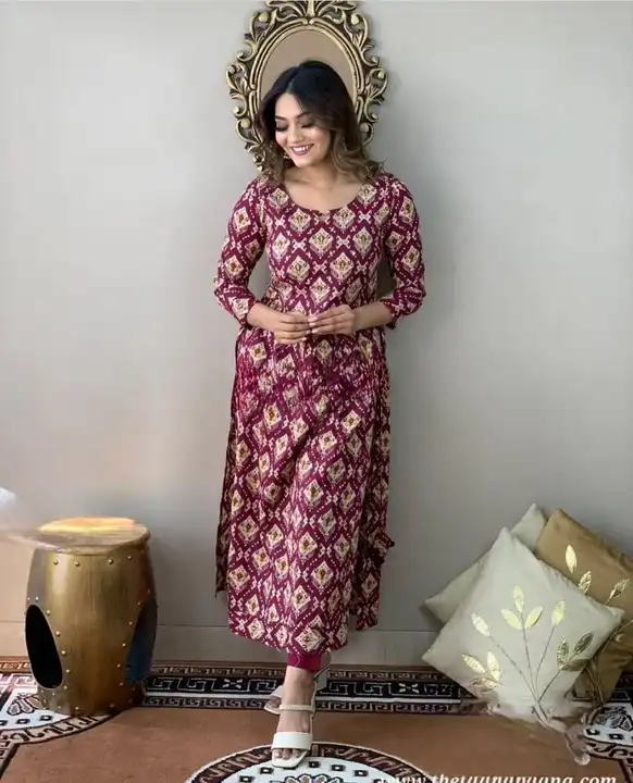 Women naira cut kurta pant set  uploaded by Aleexa Outlet on 3/16/2023