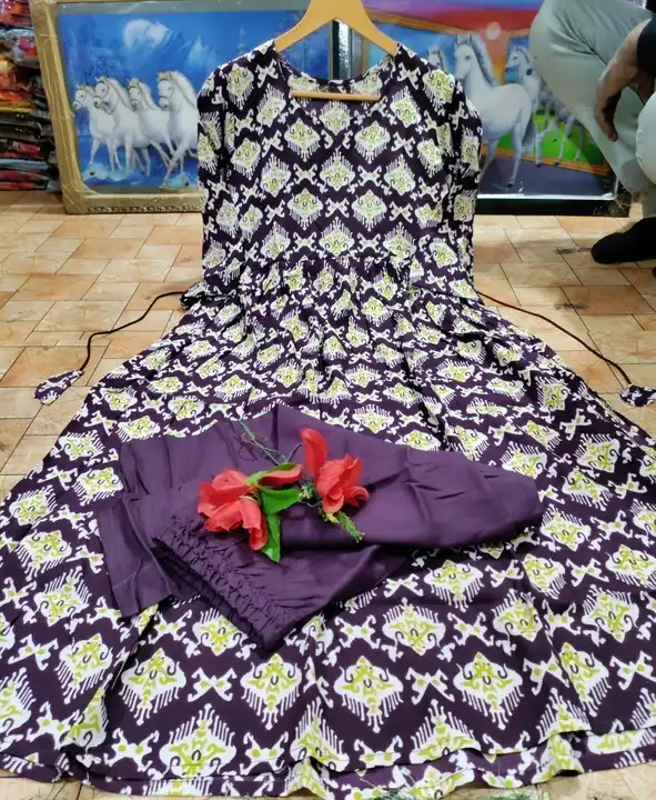 Women naira cut kurta pant set  uploaded by Aleexa Outlet on 3/16/2023