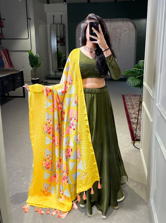 *🌷Casual Lehenga choli🌷*

This wedding season you definitely would have worn one of your favourite uploaded by Hrutl saree on 3/16/2023