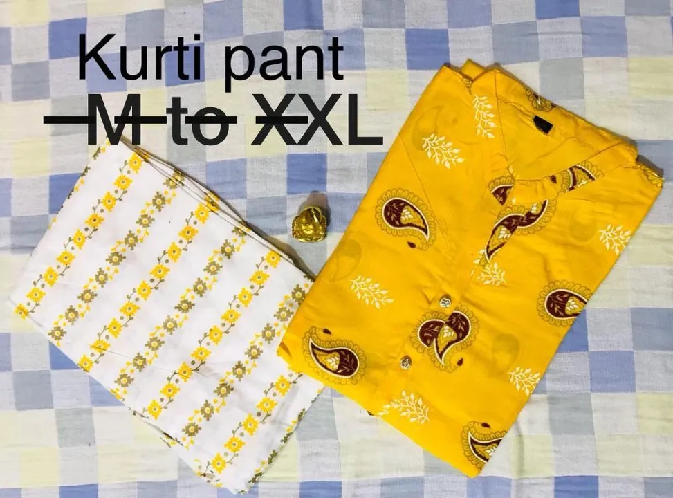 Kurti+ plazo Rayon fabric  uploaded by Hrutl saree on 3/16/2023
